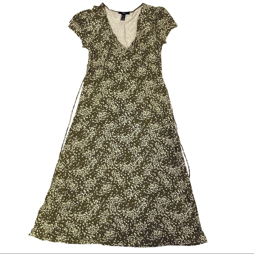 Forever 21 Green Florian Maxi Dress